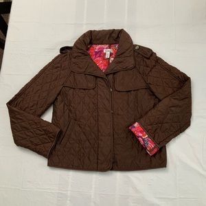 LILLY PULITZER Destination Quilted Jacket, L